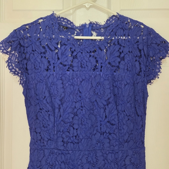 Unbranded Women Royal Blue Elegant Sleeveless Lace Cocktail Bodycon Dress Party - Picture 5 of 9